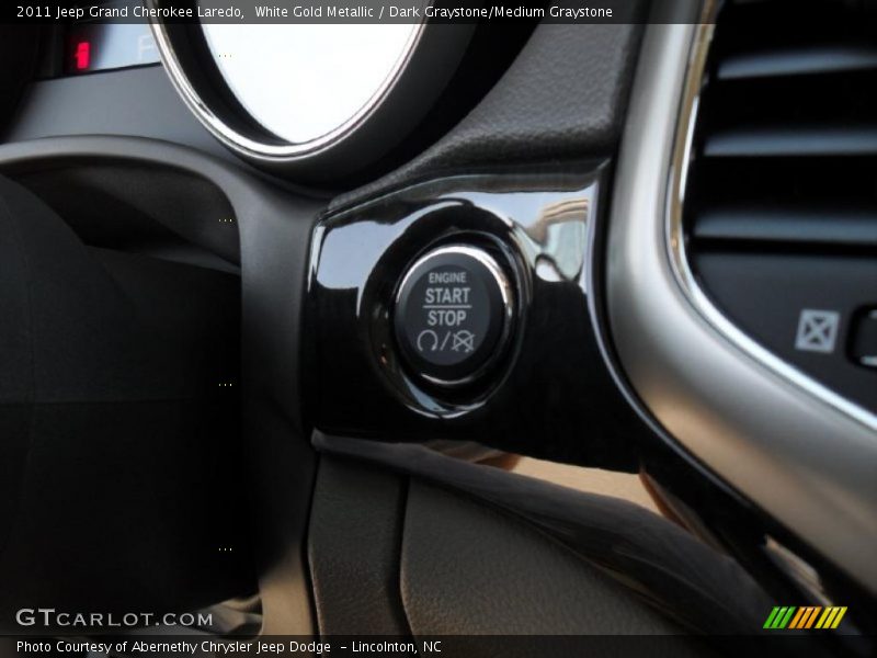 White Gold Metallic / Dark Graystone/Medium Graystone 2011 Jeep Grand Cherokee Laredo