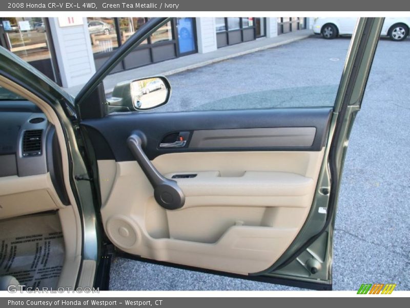 Green Tea Metallic / Ivory 2008 Honda CR-V EX-L 4WD