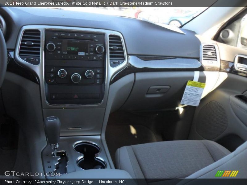 White Gold Metallic / Dark Graystone/Medium Graystone 2011 Jeep Grand Cherokee Laredo