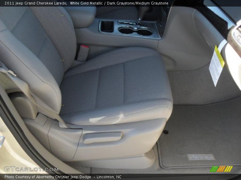 White Gold Metallic / Dark Graystone/Medium Graystone 2011 Jeep Grand Cherokee Laredo