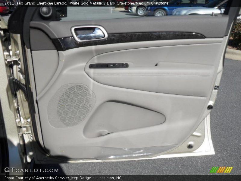 White Gold Metallic / Dark Graystone/Medium Graystone 2011 Jeep Grand Cherokee Laredo