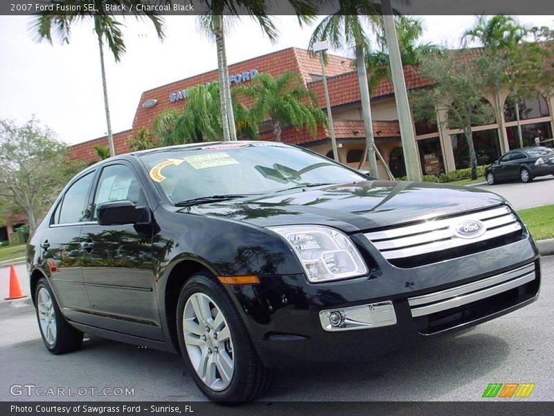 Black / Charcoal Black 2007 Ford Fusion SEL