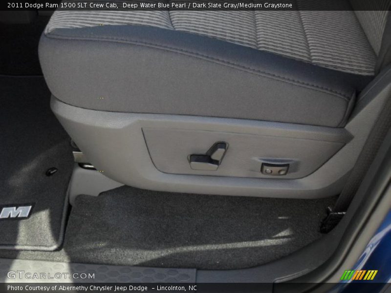 Deep Water Blue Pearl / Dark Slate Gray/Medium Graystone 2011 Dodge Ram 1500 SLT Crew Cab