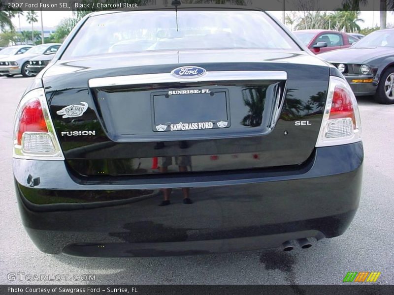 Black / Charcoal Black 2007 Ford Fusion SEL
