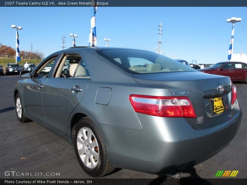 Aloe Green Metallic / Bisque 2007 Toyota Camry XLE V6