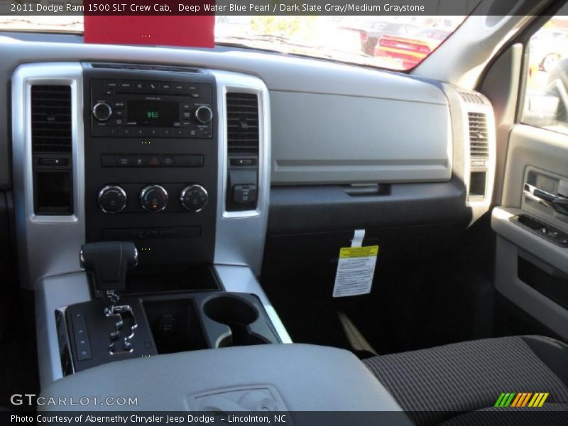 Deep Water Blue Pearl / Dark Slate Gray/Medium Graystone 2011 Dodge Ram 1500 SLT Crew Cab
