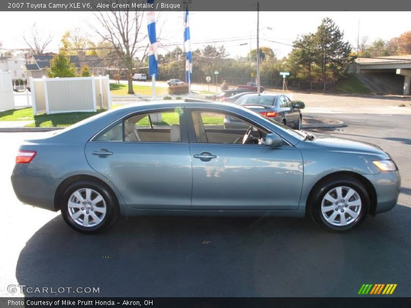 Aloe Green Metallic / Bisque 2007 Toyota Camry XLE V6