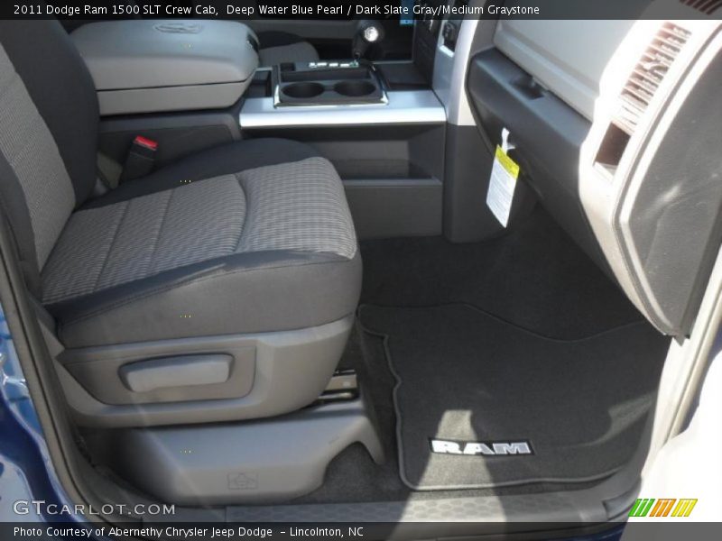 Deep Water Blue Pearl / Dark Slate Gray/Medium Graystone 2011 Dodge Ram 1500 SLT Crew Cab
