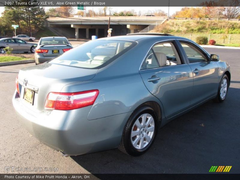 Aloe Green Metallic / Bisque 2007 Toyota Camry XLE V6