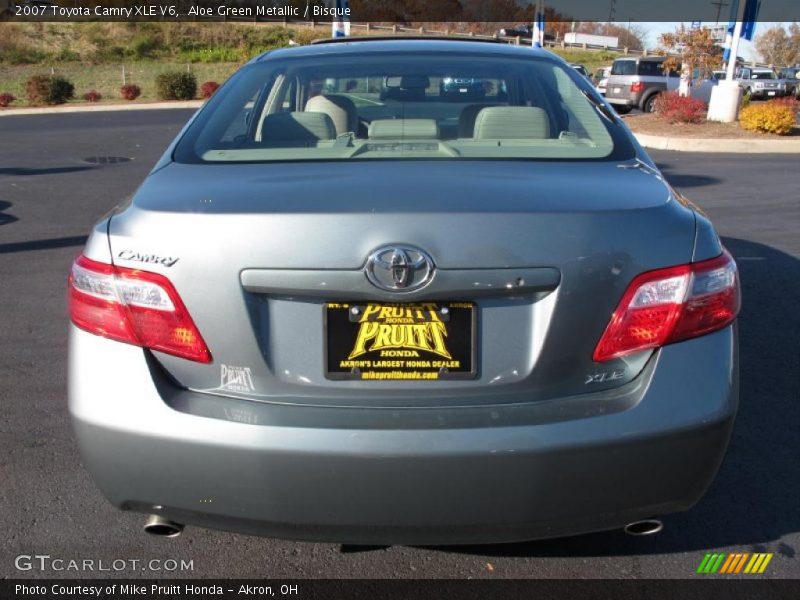 Aloe Green Metallic / Bisque 2007 Toyota Camry XLE V6
