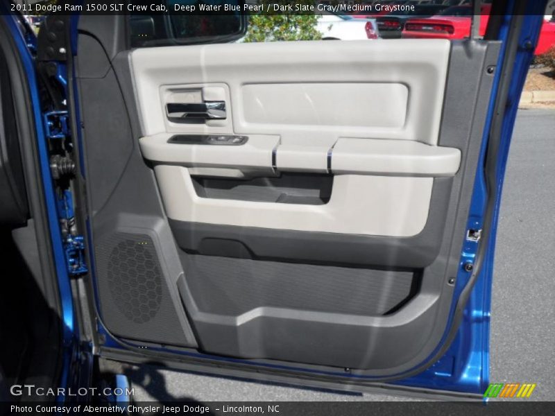 Deep Water Blue Pearl / Dark Slate Gray/Medium Graystone 2011 Dodge Ram 1500 SLT Crew Cab