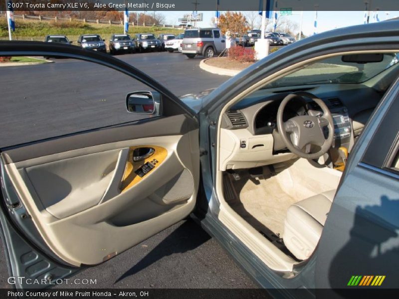 Aloe Green Metallic / Bisque 2007 Toyota Camry XLE V6