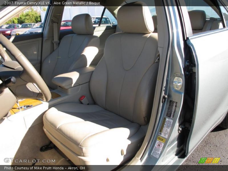 Aloe Green Metallic / Bisque 2007 Toyota Camry XLE V6