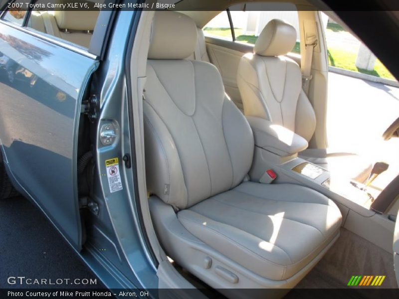 Aloe Green Metallic / Bisque 2007 Toyota Camry XLE V6
