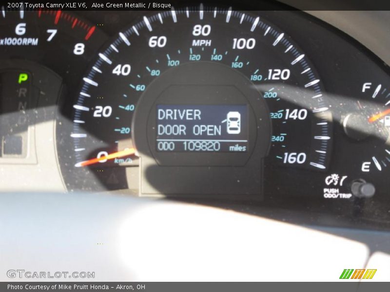 Aloe Green Metallic / Bisque 2007 Toyota Camry XLE V6