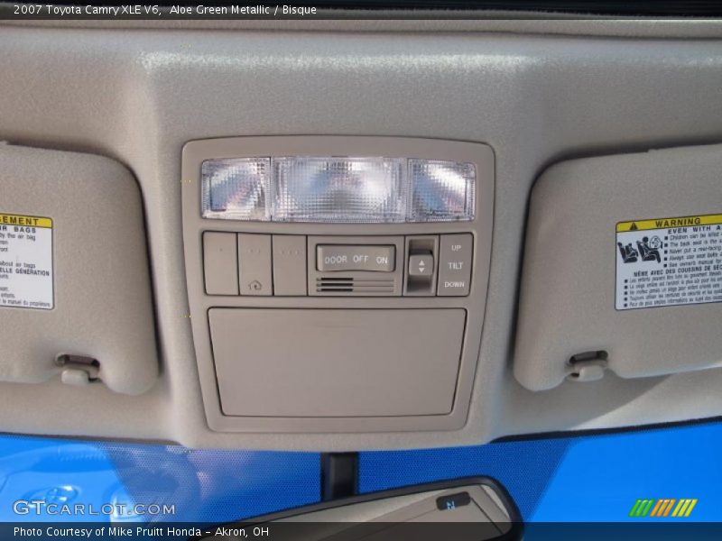 Aloe Green Metallic / Bisque 2007 Toyota Camry XLE V6