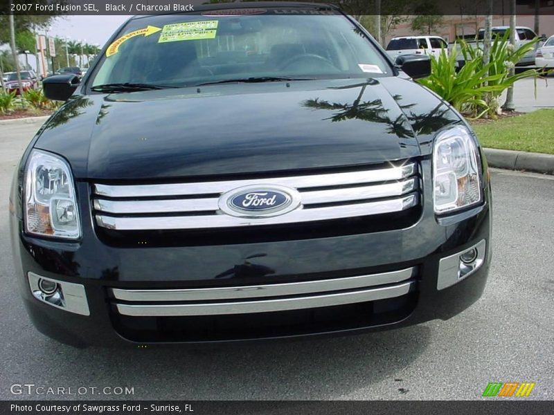 Black / Charcoal Black 2007 Ford Fusion SEL