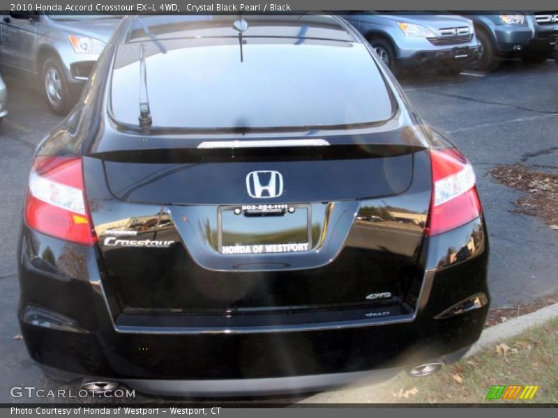 Crystal Black Pearl / Black 2010 Honda Accord Crosstour EX-L 4WD