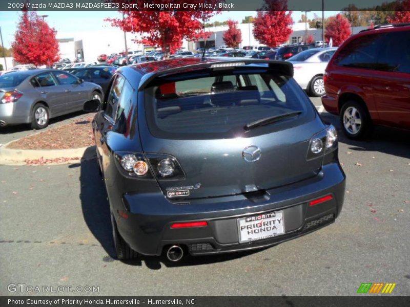 Metropolitan Gray Mica / Black 2009 Mazda MAZDA3 MAZDASPEED3 Sport