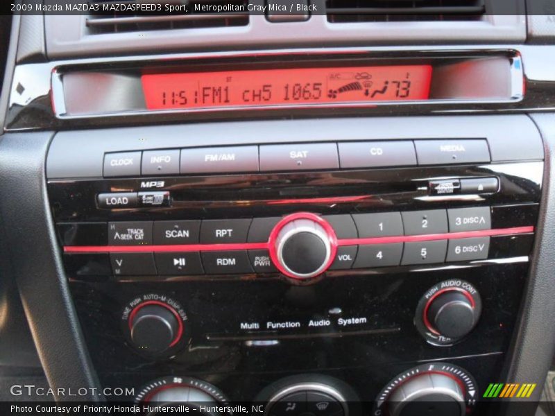 Controls of 2009 MAZDA3 MAZDASPEED3 Sport