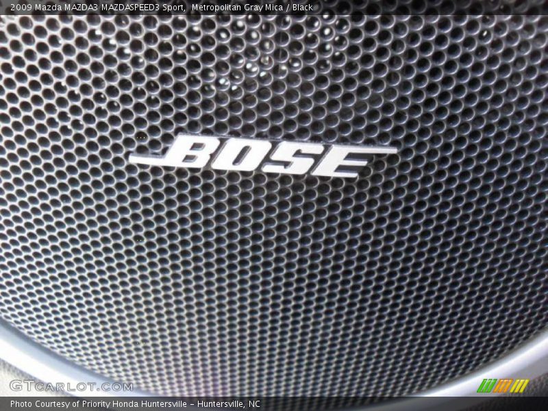 Metropolitan Gray Mica / Black 2009 Mazda MAZDA3 MAZDASPEED3 Sport