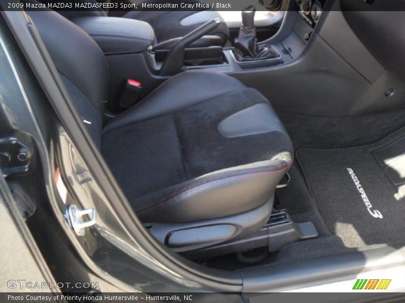 Metropolitan Gray Mica / Black 2009 Mazda MAZDA3 MAZDASPEED3 Sport