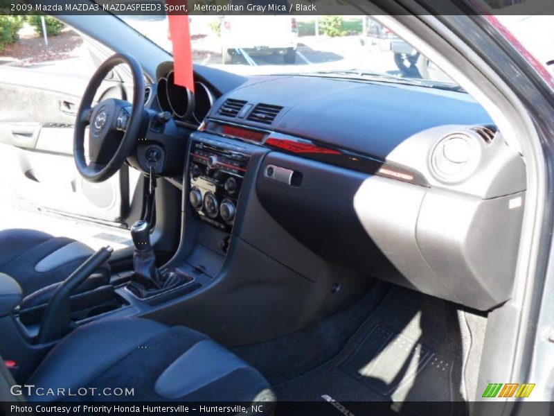 Metropolitan Gray Mica / Black 2009 Mazda MAZDA3 MAZDASPEED3 Sport