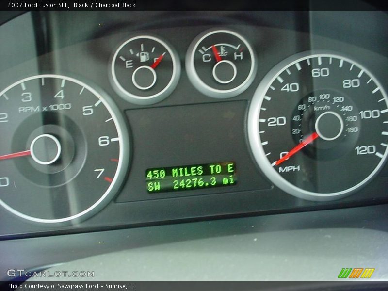 Black / Charcoal Black 2007 Ford Fusion SEL