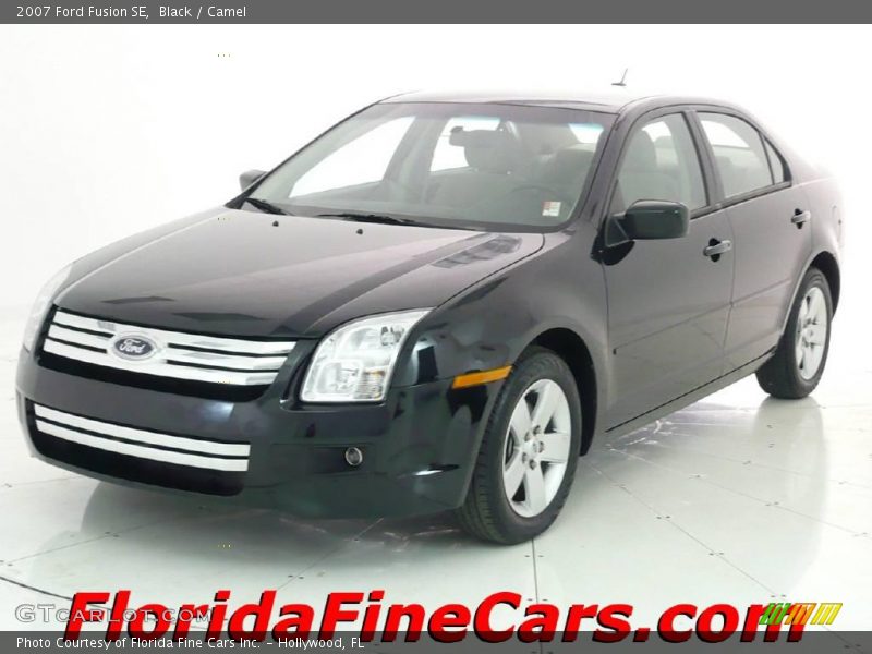 Black / Camel 2007 Ford Fusion SE