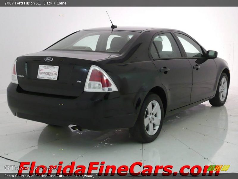 Black / Camel 2007 Ford Fusion SE