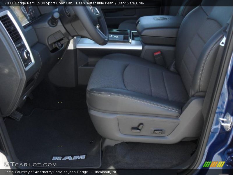  2011 Ram 1500 Sport Crew Cab Dark Slate Gray Interior