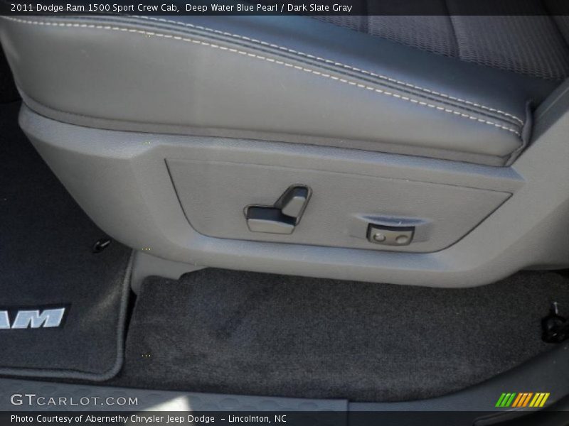 Deep Water Blue Pearl / Dark Slate Gray 2011 Dodge Ram 1500 Sport Crew Cab