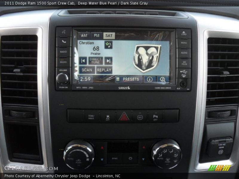 Navigation of 2011 Ram 1500 Sport Crew Cab