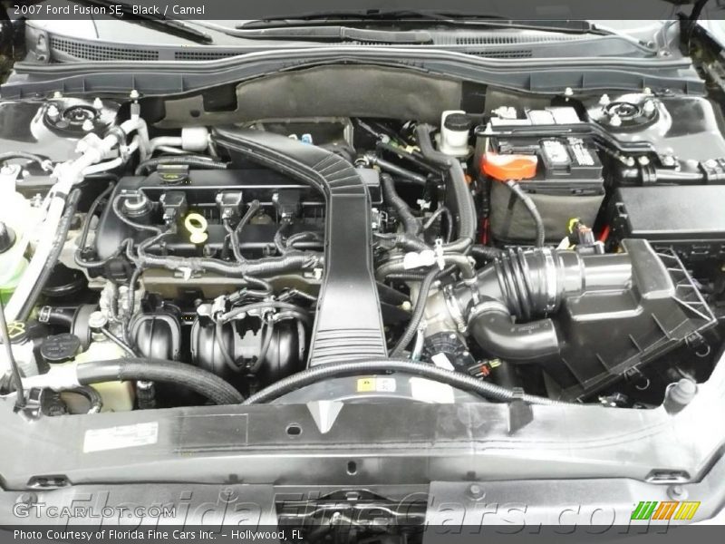 Black / Camel 2007 Ford Fusion SE