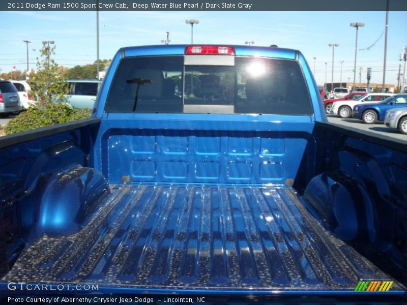 Deep Water Blue Pearl / Dark Slate Gray 2011 Dodge Ram 1500 Sport Crew Cab