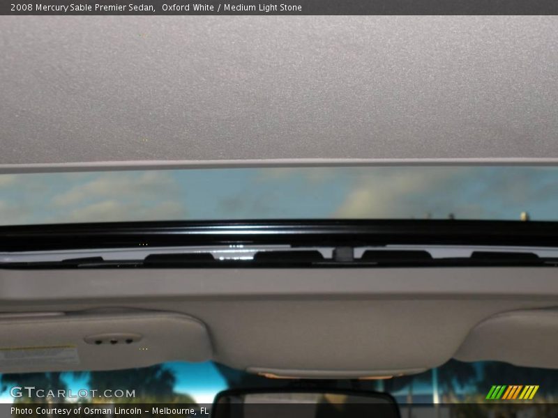 Oxford White / Medium Light Stone 2008 Mercury Sable Premier Sedan