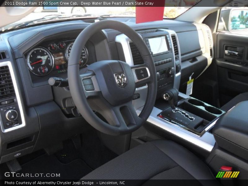 Dark Slate Gray Interior - 2011 Ram 1500 Sport Crew Cab 