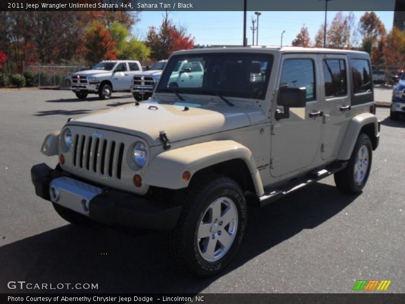 Sahara Tan / Black 2011 Jeep Wrangler Unlimited Sahara 4x4