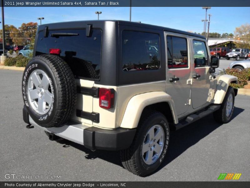 Sahara Tan / Black 2011 Jeep Wrangler Unlimited Sahara 4x4