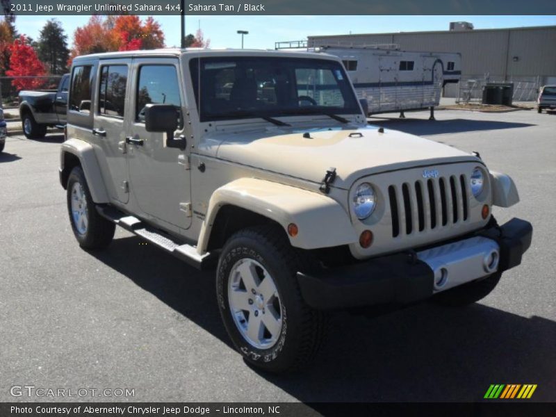 Sahara Tan / Black 2011 Jeep Wrangler Unlimited Sahara 4x4