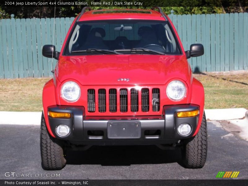 Flame Red / Dark Slate Gray 2004 Jeep Liberty Sport 4x4 Columbia Edition