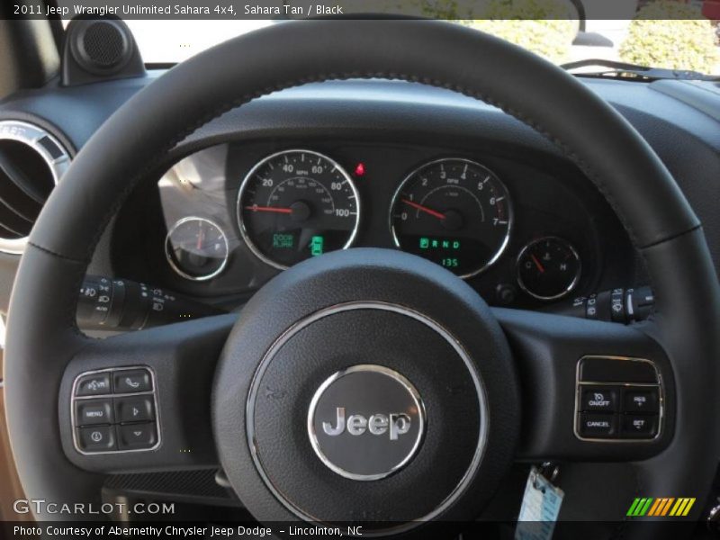 Sahara Tan / Black 2011 Jeep Wrangler Unlimited Sahara 4x4