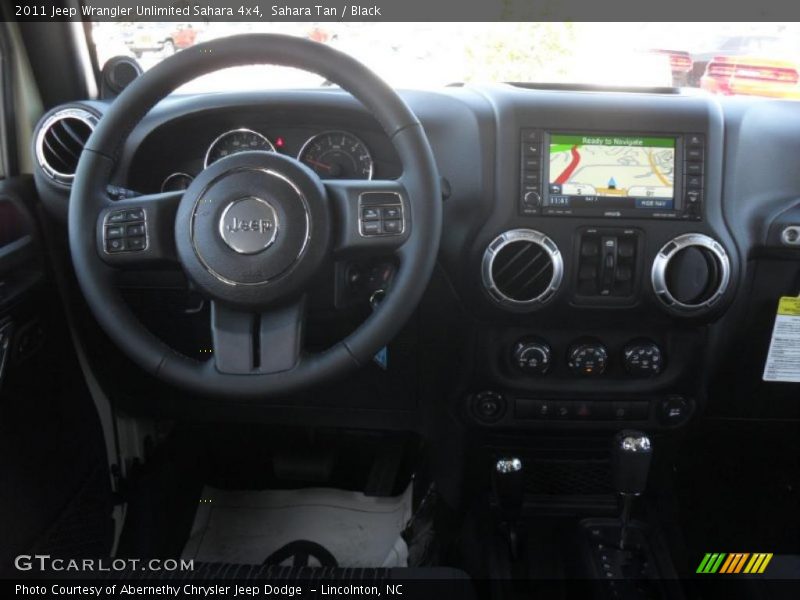 Sahara Tan / Black 2011 Jeep Wrangler Unlimited Sahara 4x4