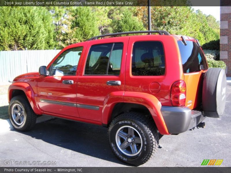 Flame Red / Dark Slate Gray 2004 Jeep Liberty Sport 4x4 Columbia Edition