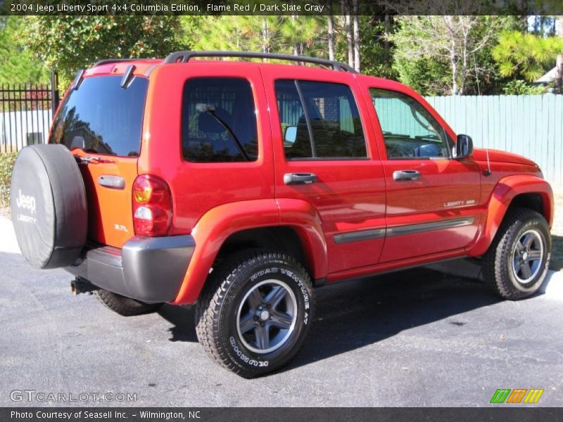 Flame Red / Dark Slate Gray 2004 Jeep Liberty Sport 4x4 Columbia Edition