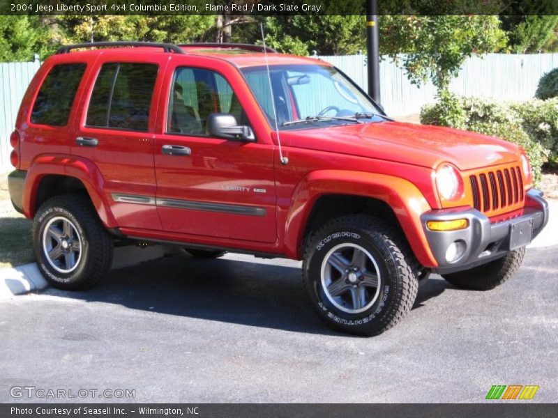 Flame Red / Dark Slate Gray 2004 Jeep Liberty Sport 4x4 Columbia Edition