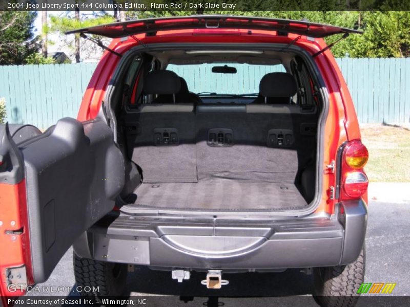 Flame Red / Dark Slate Gray 2004 Jeep Liberty Sport 4x4 Columbia Edition