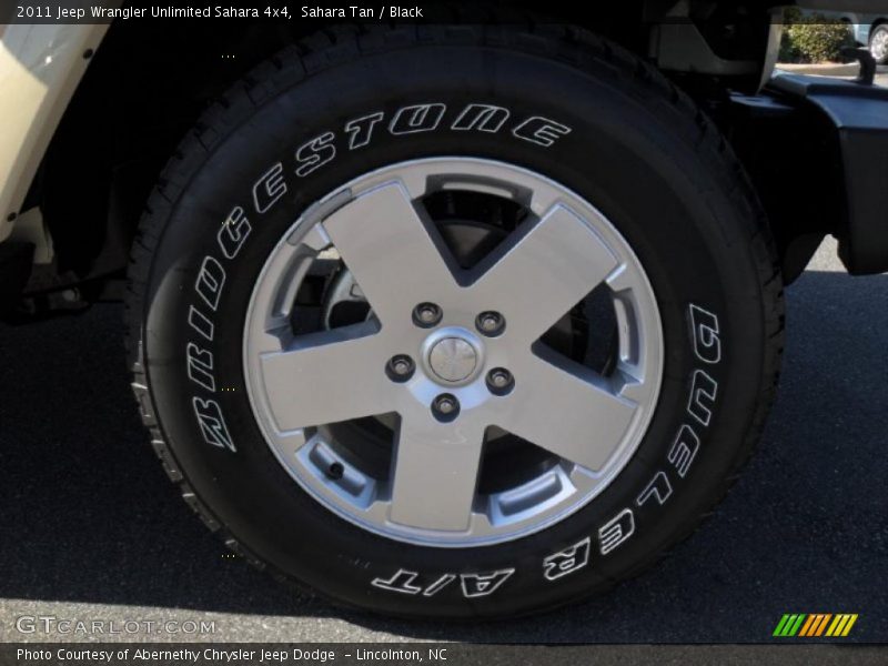 Sahara Tan / Black 2011 Jeep Wrangler Unlimited Sahara 4x4