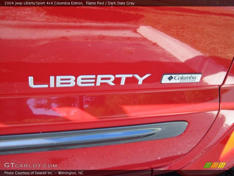 Flame Red / Dark Slate Gray 2004 Jeep Liberty Sport 4x4 Columbia Edition