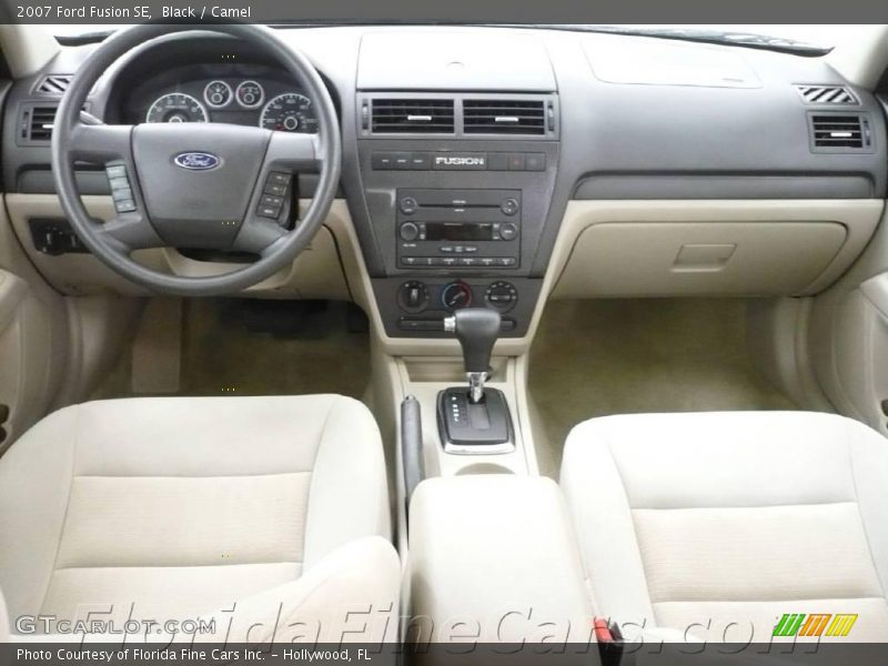 Black / Camel 2007 Ford Fusion SE